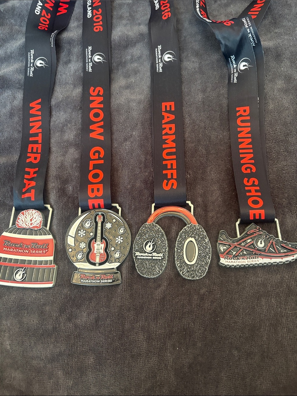 2016 Medal Set - Black and Red